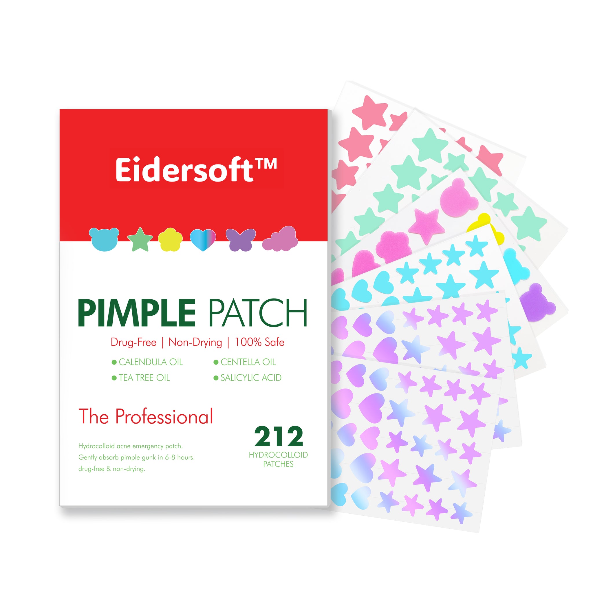 Eidersoft Acne Pimple Patch Disposable Acne Spot Treatment - Eidersoft